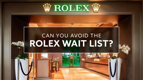 how to get on the waiting list for a rolex|Rolex waiting list uk.